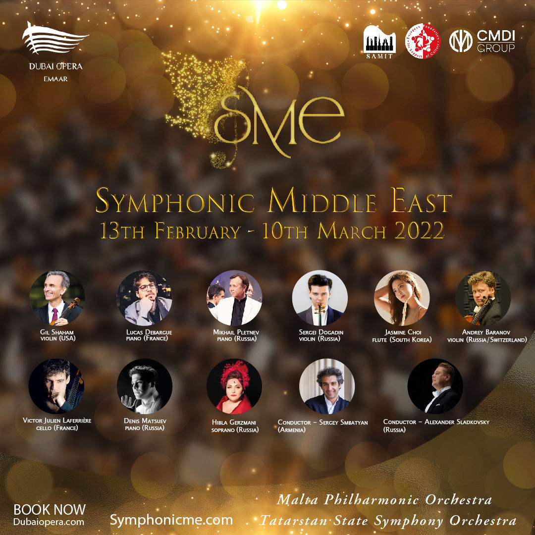 Grand concerts in February and March in Dubai - Symphonic Middle East Festival